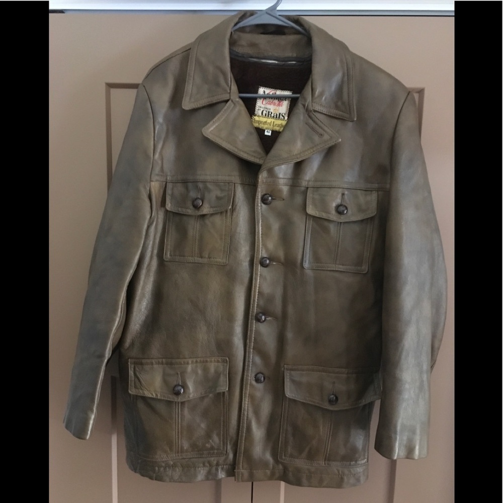 Grais Antique Cabretta Imported Leather Jacket